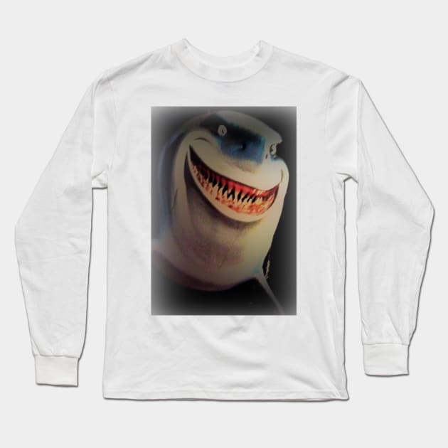 Bruce the shark Long Sleeve T-Shirt by Andyt